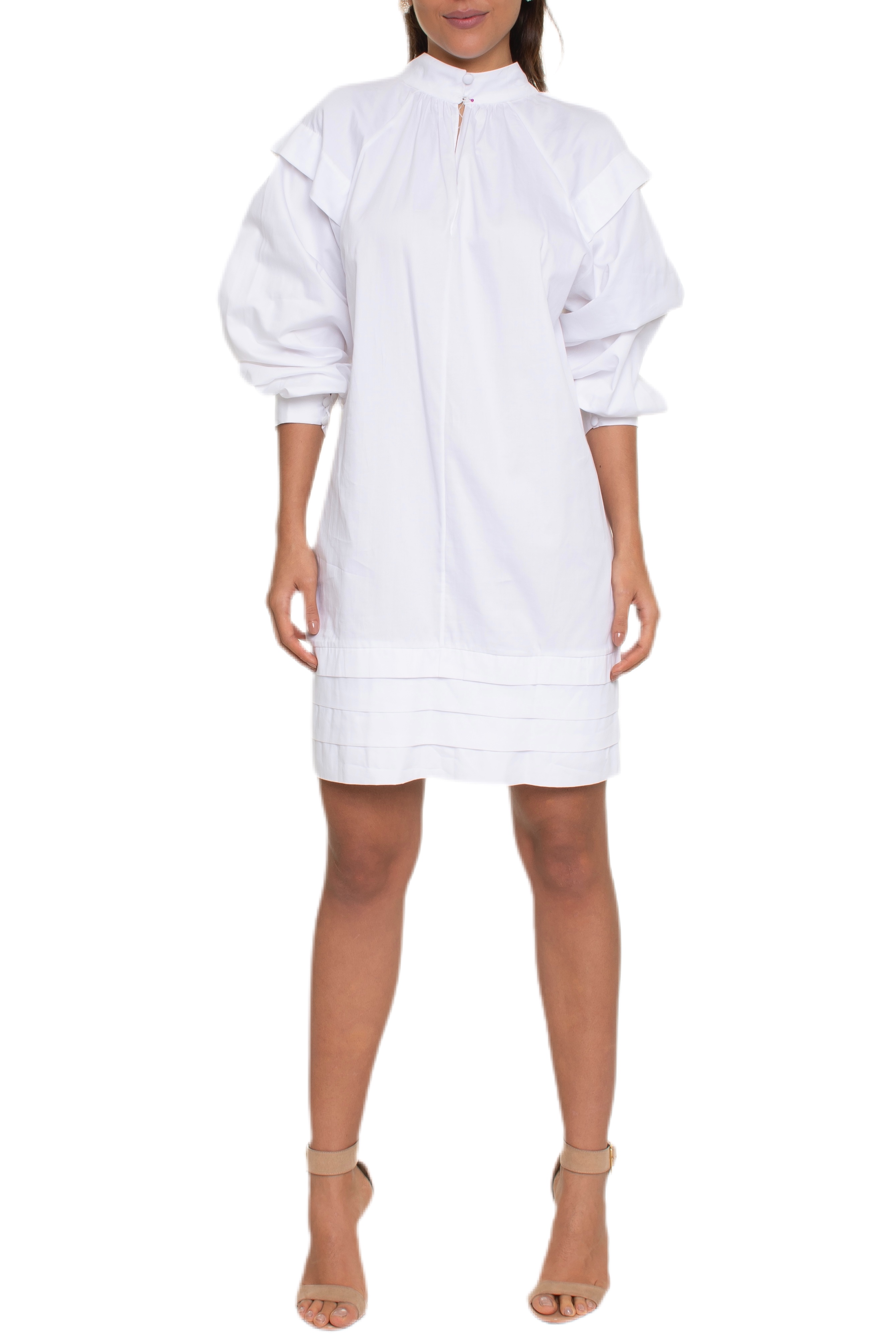 Vestido Mini Pregas Horizon