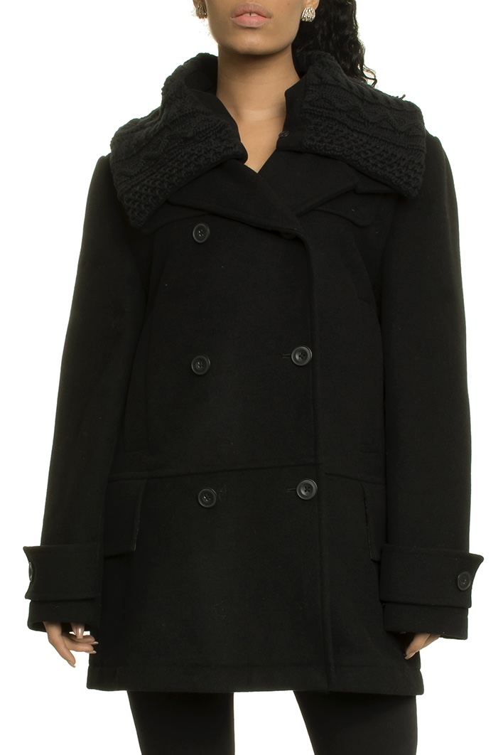 Wool Cuts Knitted Collar