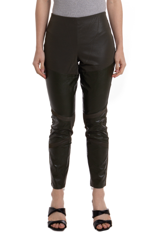 Calça Skinny Viscose Verde