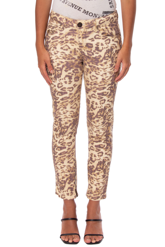Calça Skinny Jeans Estampado
