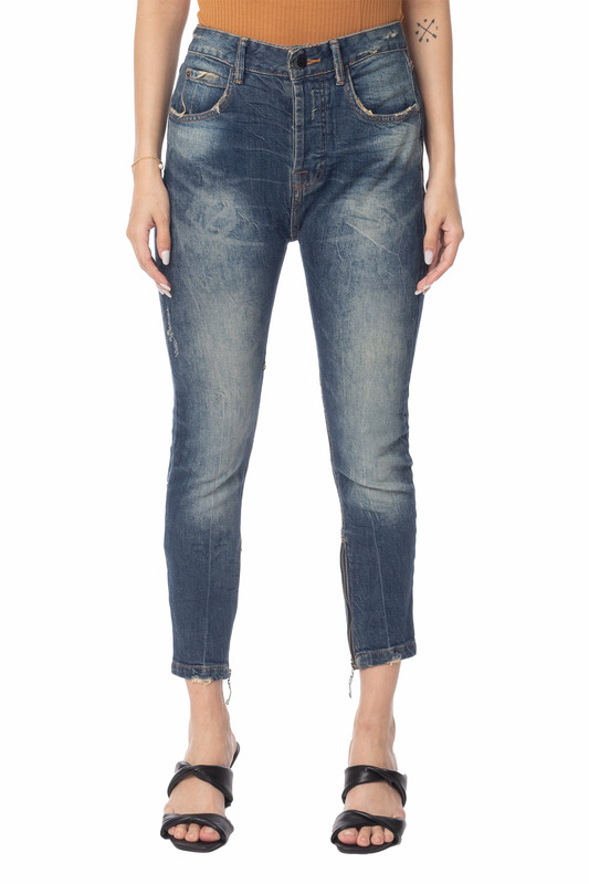 Calça Skinny Jeans Azul Marinho