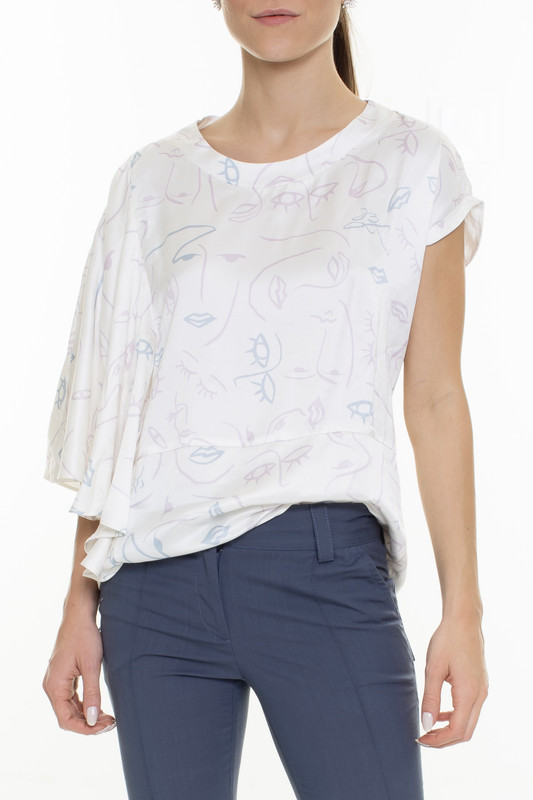 Blusa Seda Rosto