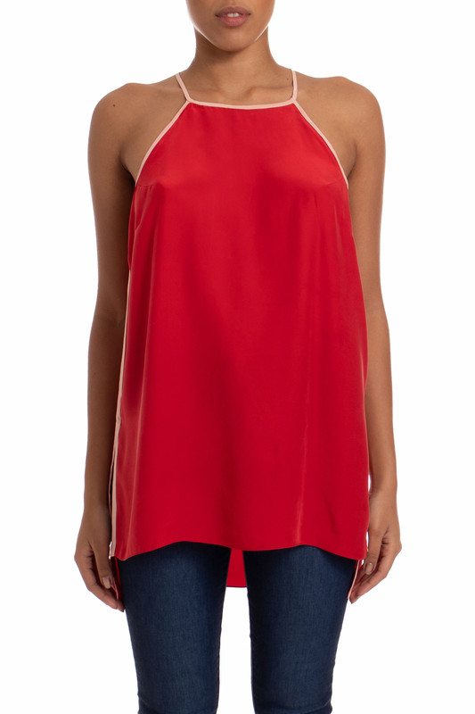 Regata Seda Vermelho